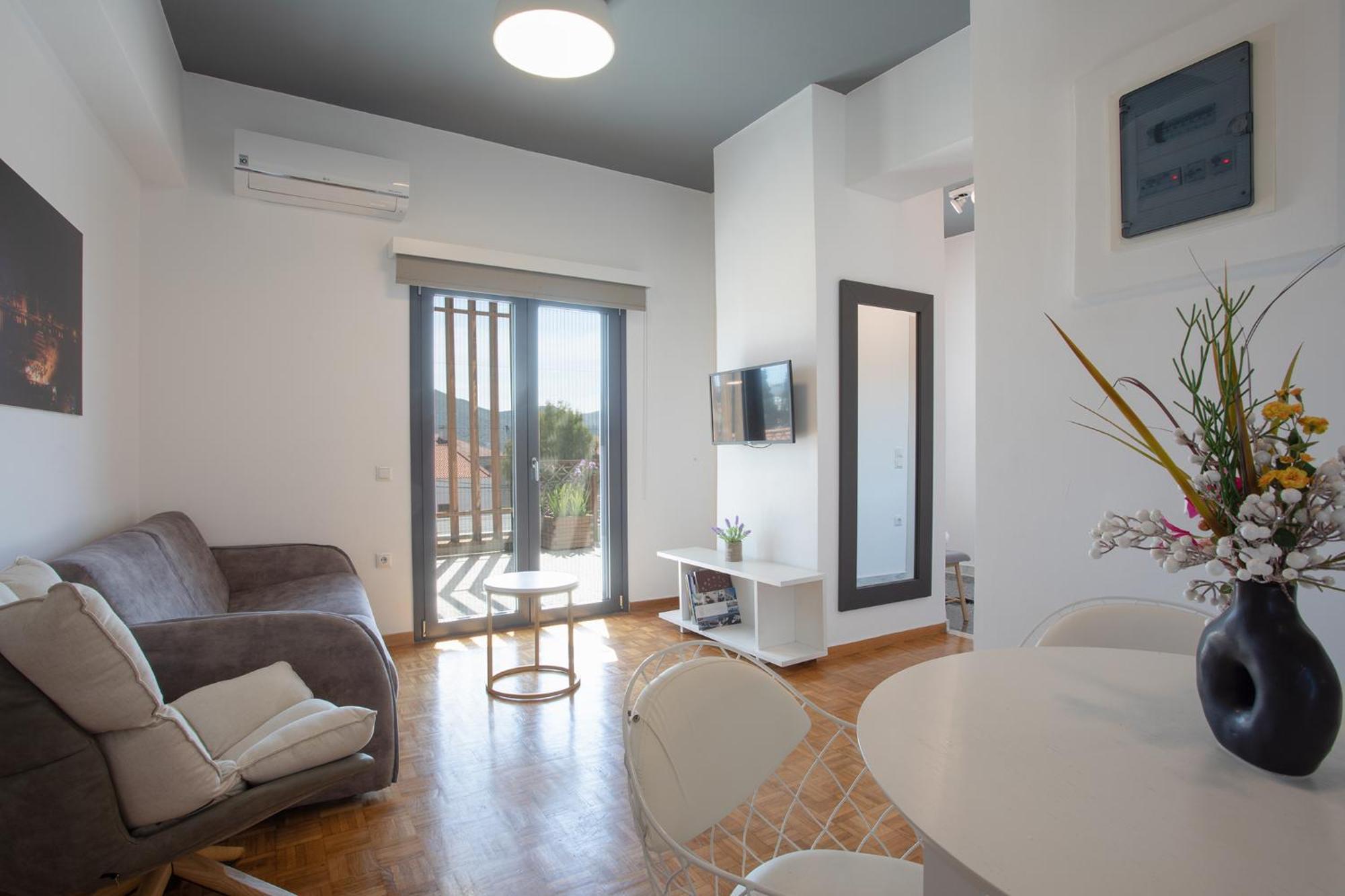 Aonia Luxurious Modern Boutique Apartments Chalkís Dış mekan fotoğraf